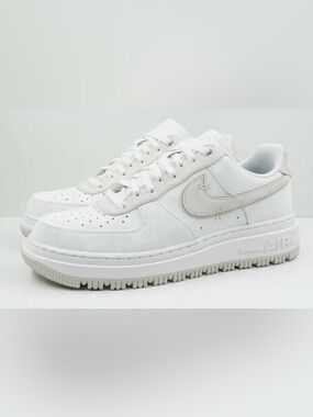 Nike Air Force 1 Luxe Summit White/Light Bone" (Style Code: DD9605-100) size 10